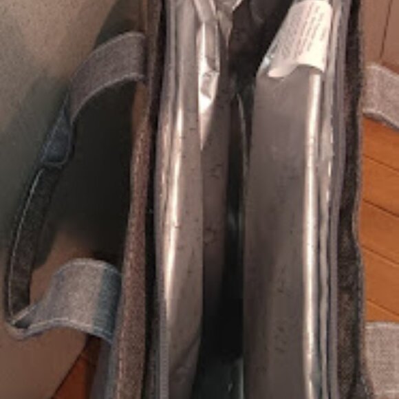 LOCK & LOCK Insulated Cooler Tote Bag 2 Tone Gray - Picture 5 of 14